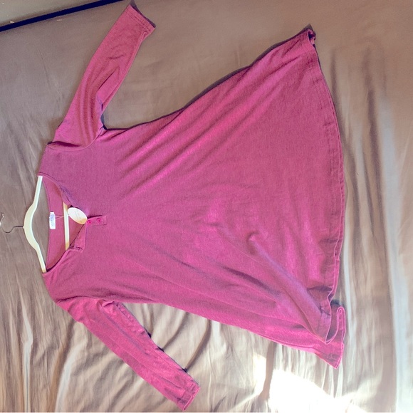 Short purple dress with pockets - Picture 3 of 3